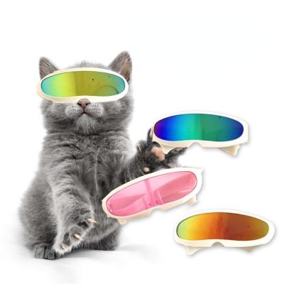 China Viable Dog Sunglasses Cat Glasses Pet Fashion Laser Glass Dog Small Dog Accessories for sale