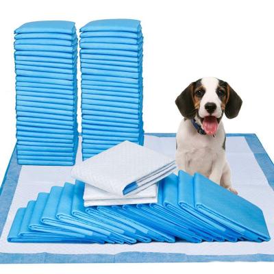 China Durable Hot Selling Viable Pee Pads Dog Puppy Training Pads Leak Proof Absorbent With Stickers for sale