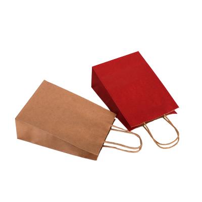 China Cheap Recycled White Brown Jewelry Packaging Packaging Paper Bags Custom Small Size Materials Gift Paper Bags With Handle For Packing for sale