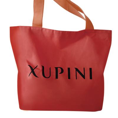 China Customized Unique Branded Handle Recyclable Eco Friendly Recycled Non Woven Tote Boutique Glossy Shopping Packaging Bags for sale