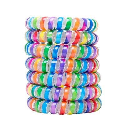 China Fashion Customizable Good Price OEM Spool Rubber Hair Tie for sale