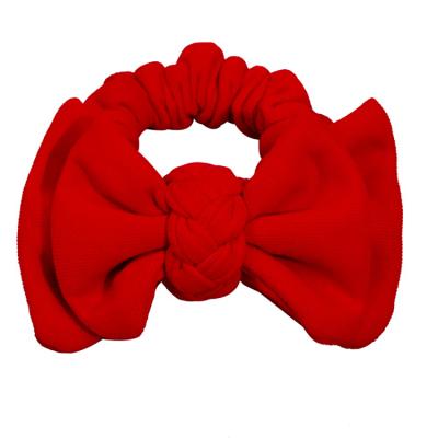 China New Fashion Style Large Intestine Circle Hair Scrunchies Ties Beautiful Large Headdress Bow Ribbon For Ladies for sale