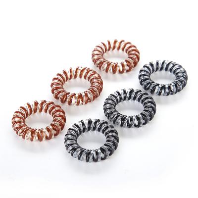 China Professional Wholesale Phone Lines Fashion MOCIRCLE Ladies TPU Elastic Band Double Hair Accessories Hair Bands for sale