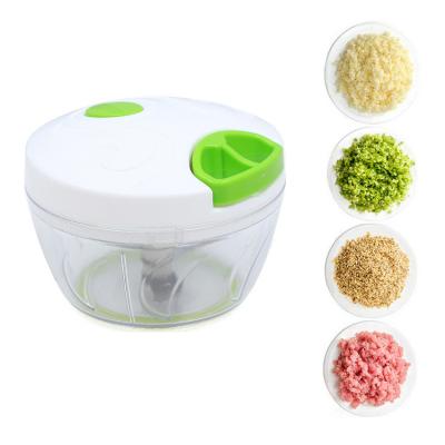 China Amazon Hot Selling Viable Kitchen Instruments Manual Food Chopper Hand-Powered Vegetable Chopper for sale