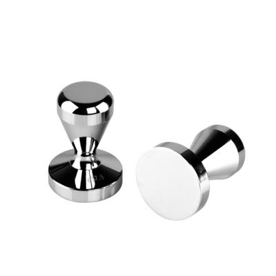 China 2021 Viable New Design Stainless Steel Coffee Tamper Dispenser Espresso Coffee Press Powder Hammer for sale