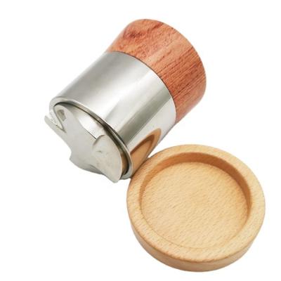 China Best Selling Viable High Quality Bargain Coffee Bean Tampers Intimate Wood Handle Tamper 51mm Stainless Dispenser for sale