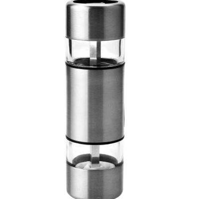 China Small Sustainable Wholesale Kitchen Stainless Steel Salt And Pepper Grinder for sale