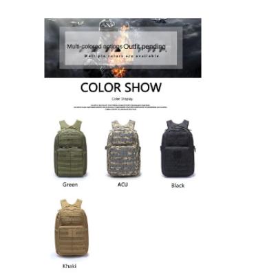 China Waterproof 45L Outdoor Waterproof Molle Tactical backpack Sports Camping Hiking Trekking Fishing Hunting Bags for sale