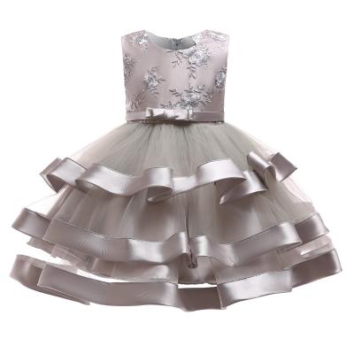 China Factory Hot Selling Washable Layered Dress Girls Dress Baby Princess Dress Bridesmaids Dresses for sale