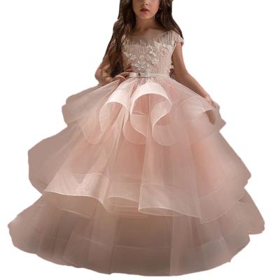 China parride customized spanish floral formal dress for girls aged 2-13 girl's party dress wholesale dress for sale