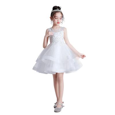 China High End Elegant Sleeveless Tulle Birthday Party Wedding Bridesmaids Ballet Princess Dresses for sale