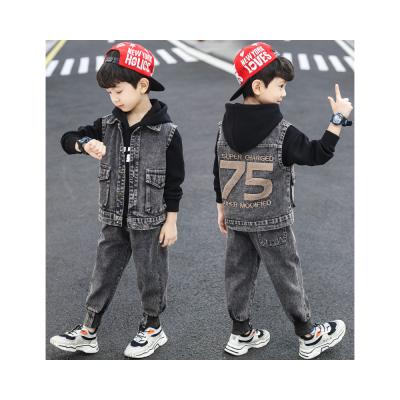 China Wholesale children's clothing wholesale children's clothing high quality popular casual promotional high quality boy's autumn boys suits for sale