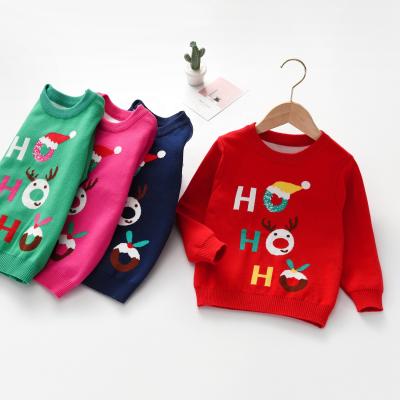 China Hot Christmas Toddler Fashion Anti-wrinkle RTS Cardigan Autumn Sale Cute Babies' Knitted Sweaters for sale