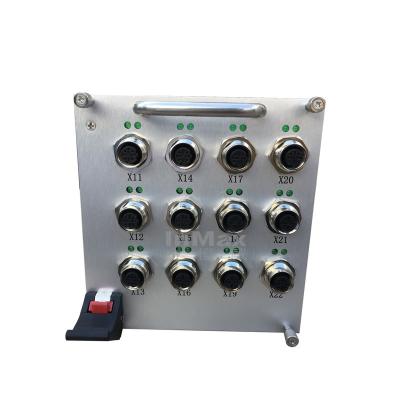 China Port ODM 3U 12 D-code 100M CPCI Railway Network M12 Industrial Switch ODM for sale