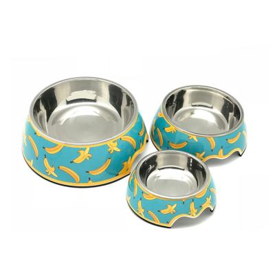 China 2022 Hot Selling Luxury Stainless Steel Non-slip Eco-friendly Dog Cat Feeding Bowl Sustainable for sale