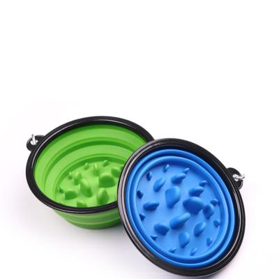 China Sustainable Hot Arrival Collapsible Silicone Pet Water Food Rolls Outdoor Travel for sale