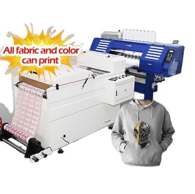 China Garment shops epson 4720 automatic inkjet c m y k W digital PET flim printer dtf machine for any fabric for sale