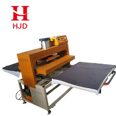 China Area 80*100cm Textile Fabric Heat Transfer Printing Machine Fabric Heat Press Machine HJD-K701 Big Printing for sale