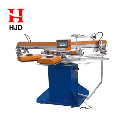 China Factory Direct Sale Fabrics Printer 2 Colors Automatic Silk Screen Printing Machine for sale