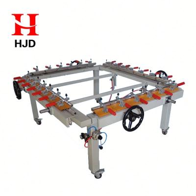 China Stretching Mesh On Screen Frame Screen Stretching Machine Cost for sale