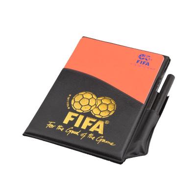 China Club Referee Warning Cards Wallet Football Soccer Referee Cards Set Red and Yellow Cards with Wallet Score Sheets Pencil Accessories for sale