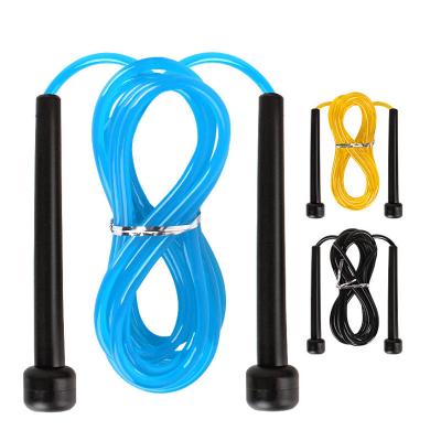 China Durable Length Promotion Men Women And Kids Cardio Adjustable And Sports Workouts Adjustable Jump Rope With Frosted Anti Skid Handles PVC Jump Rope for sale