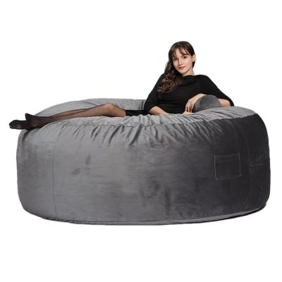 China Removable Cover Bed Room Cheap Warm Sleeping Enjoy Puff Chair Giant Bean Bag Moderno Large Stuffing Filled Bean Bag Sofas With Filler for sale