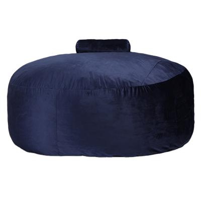 China Removable Cover Cheap Adult King Size Home Furniture Bean Bags Empty Skins Friendly Jumbo Bean Bag Bed With Blanket And Pillow Built In for sale