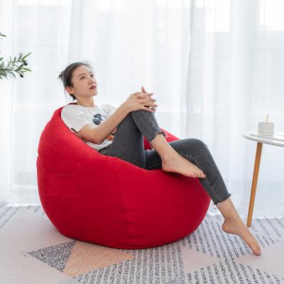 China Removable Cover Comfort Line Poly Linen Indoor Bean Bag Chair, Bean Bag Cover Seat Cushion, Bean Bag Cover Available in Many Sizes and Colours for sale