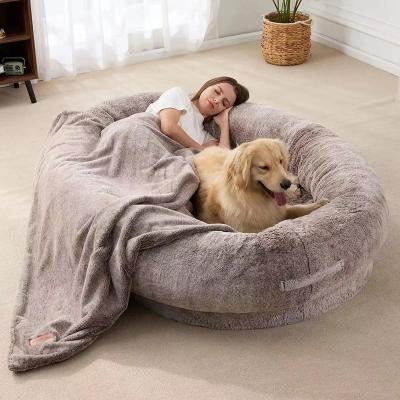 China Removable Cover Comfortable Beanbag Bed Lazy Sofa Soft Sleep Pet Bean Bag Style Home Floor Couch Pet Beds For Dogs And Cats for sale