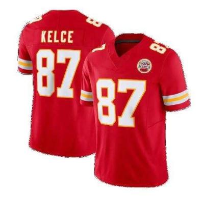 China Anti-Bacterial 2024 Mens NFLing Jersey Adult American Football Wear Wholesale KELCE #87 Stitched Women Youth Uniforms for sale