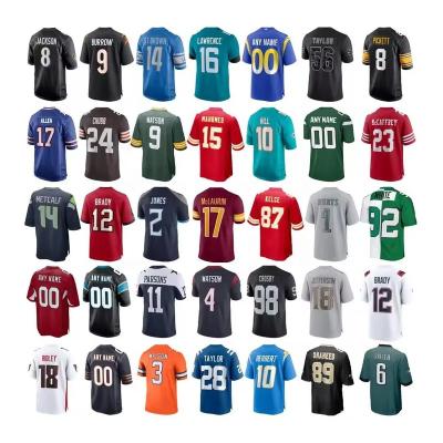 China Anti-Bacterial 2024 New Arrivals NFLing Jersey Wholesale Men Embroidered American Football Wear All Team Rugby Shirts for sale