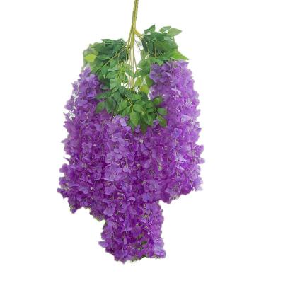 China Beautiful Artificial Wisteria Flower FL2803 Artificial Flowers Wholesale Colorful Wedding Decoration Wedding Decor Real Touch Decorative Flower for sale