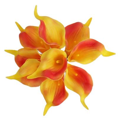 China FL3401 Touch Decor Calla Lily Natural Hot Selling PU Artificial Flower Mini Real Artificial Flowers Home Decorative Touch for sale