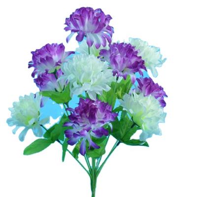 China FL4002 Natural Touch Decorative Flowers Home Decoration and Artificial Garden Chrysanthemum Flower for Wedding Decoration for sale