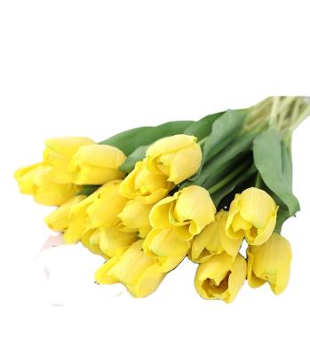 China Real touch natural touch FL4603 35 cm silk flower artificial tulips for wedding home decoration for sale