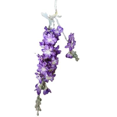 China Vintage Touch Quality Silk Flower Hyacinth Violet Water Flowers Artificial Flowers Delphinium Silk FL5401 for sale