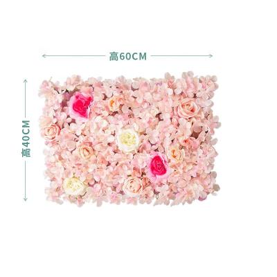 China FW1001 Natural Real Touch Customized 3D Wrap Wedding Decoration Artificial Flower Wall Peony and Rose Flower Wall Backdrop Artificial Silk Panel for sale