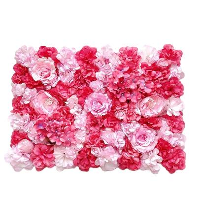 China Real Touch FW1002 Factory Direct Sale Natural Cheap Artificial Flower Wall For Wedding Decoration for sale