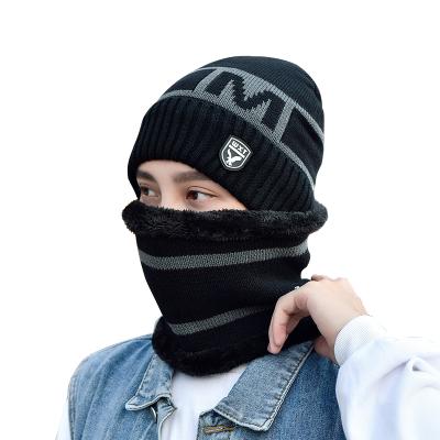 China JCC COMMON knitted winter warmer hats cap and scarf caps for women men skully skull cap fleece warm hat for sale