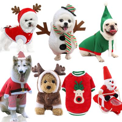 China Viable Christmas Halloween Pet Cat Dog Clothes Role Playing Costume Dressing Dog Cat Party Costume Suit for sale