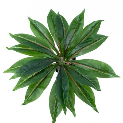 China Popular 18 Heads Leaves Artificial Plants Bundle Simulation Green Plants Plastic Plant For Indoor Home Wall Decorative for sale