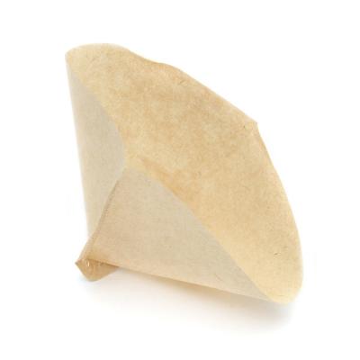 China Natural Wood Pulp Cone Shape Coffee Filter Papers V60 1 - 4 Cup Food Grade for sale