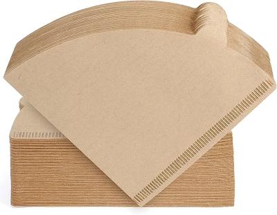 China Papel de filtro sin blanquear natural de café del cono para la bebida en venta