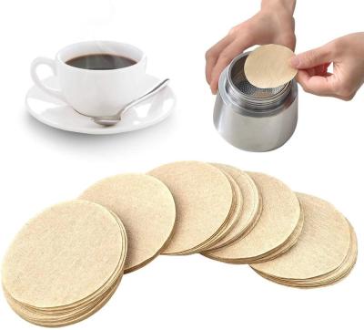 China Kundengebundenes rundes Kaffee-Filterpapier 58mm 64mm zu verkaufen