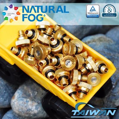 China Taiwan Mist Low Pressure Evaporative Cooling Mist And Fog Cooling Natural Brass Lance for sale