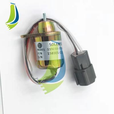 China Durable 119233-77932 Fuel Shut Off Solenoid 1503ES-12S5SUC12S For Excavator Parts for sale