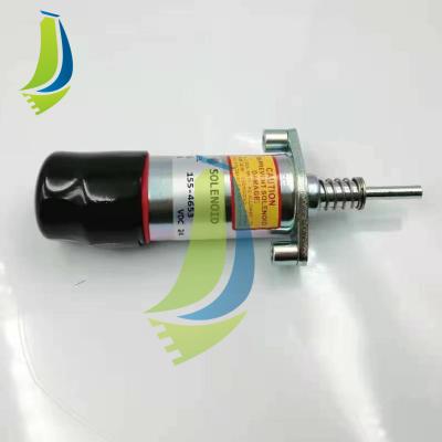 China Durable 155-4653 1554653 12V Shutdown Solenoid Valve For E330B E330C Excavator for sale