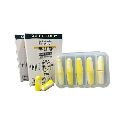 China Factory Price Ployurethane Earplugs Silicone Sleeping Disposable Earplugs Elastic Swimming Earplugs for sale