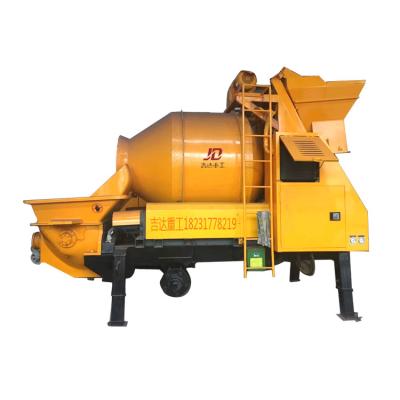 China Construction Material Stores Mixing Concrete Pump Diesel Oil Concrete Mixer Mini Pump Concrete Mixer Machine for sale